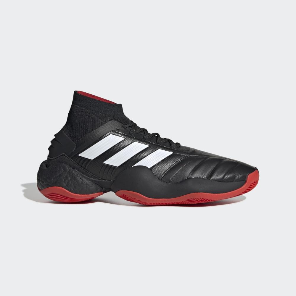 Adidasi Fotbal Adidas Predator 19.1 25 Year Barbati Romania - Negrii/Albi/Rosii EE8422